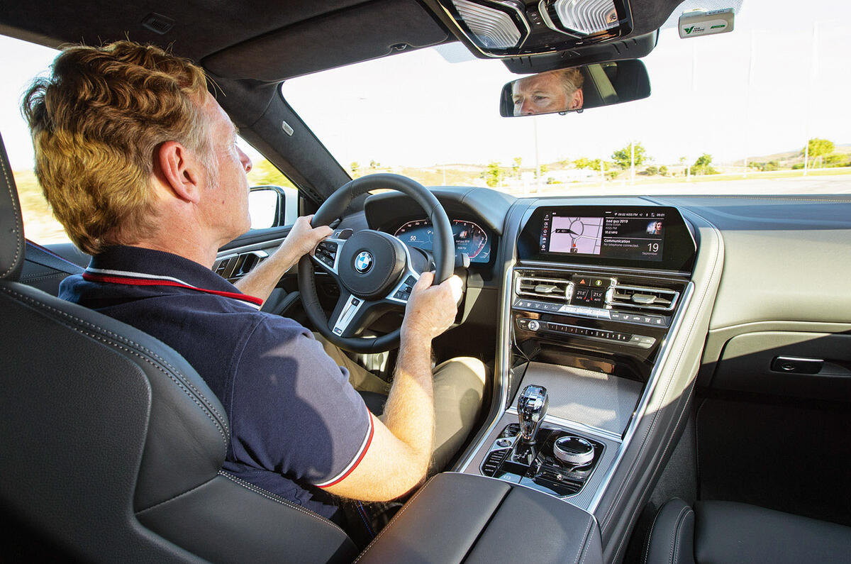 BMW 8 Series Gran Coupe 2019 first drive review - Greg Kable driving