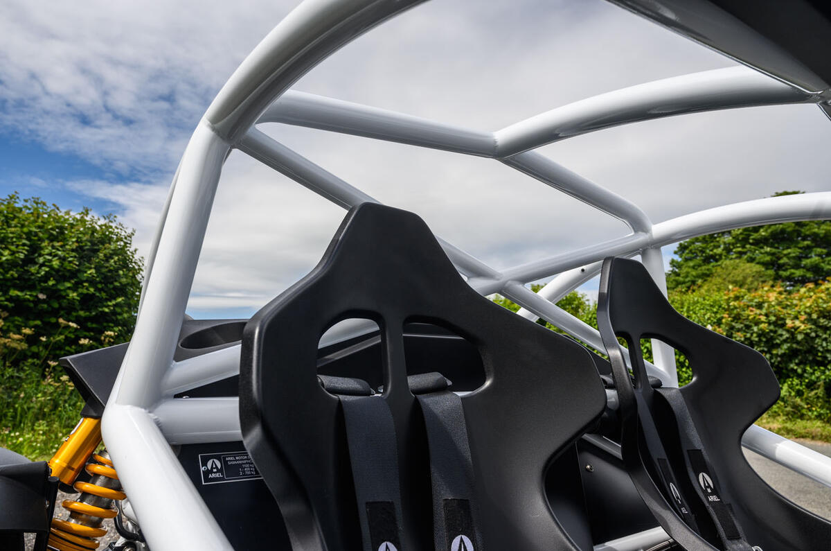 Ariel Nomad R 2020 UK first drive review - cabin