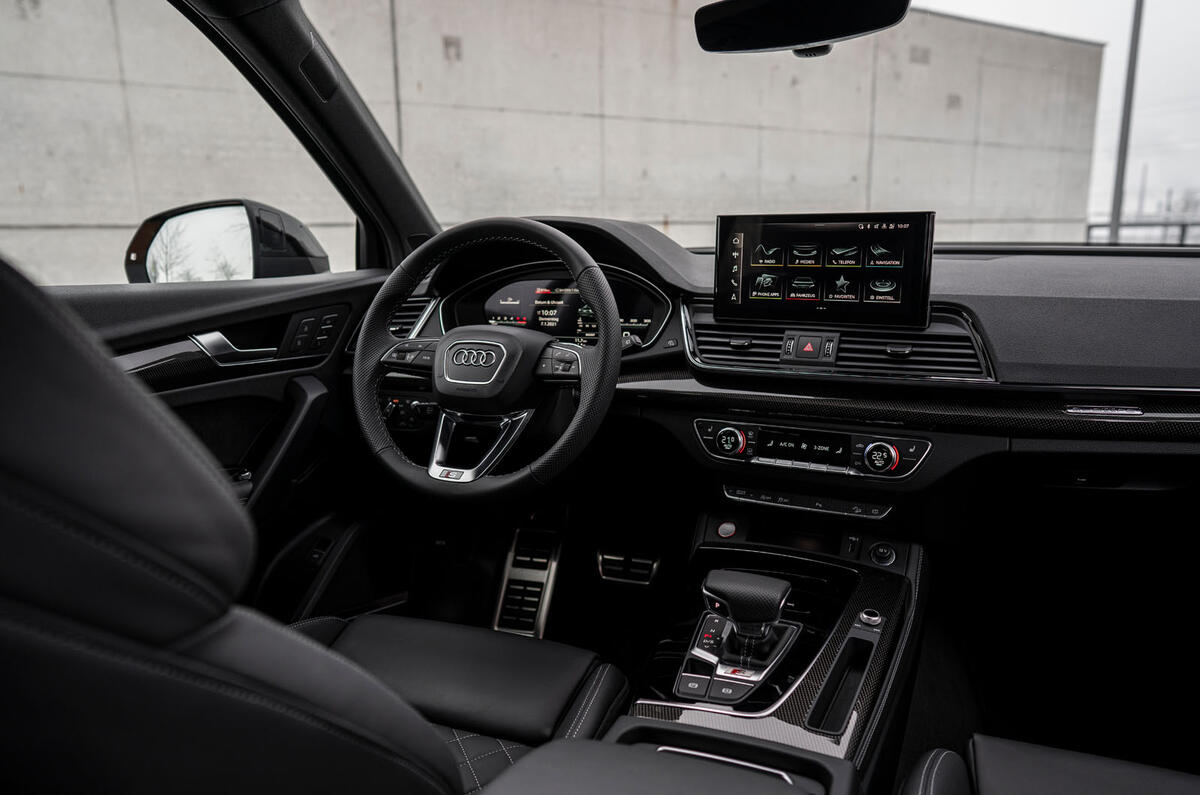 9 Audi SQ5 2021 première cabine d'examen de conduite