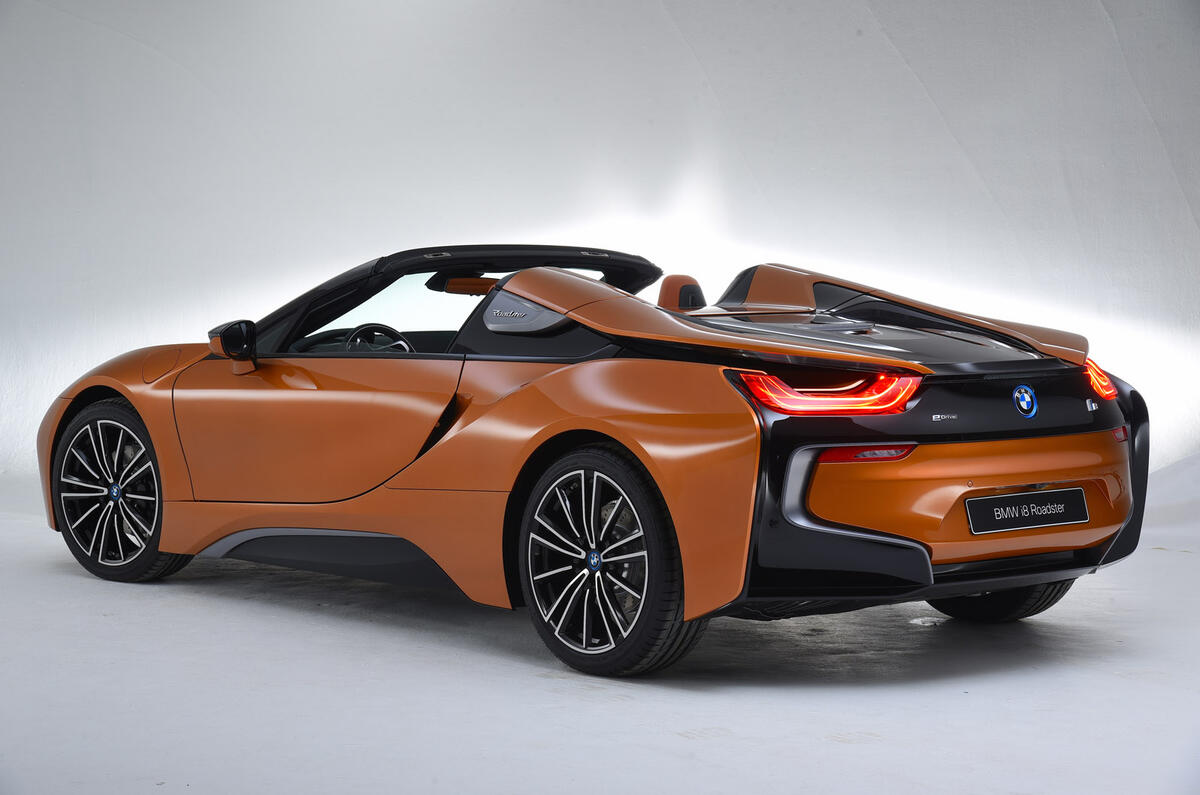 BMW i8 Roadster 2019 - static rear