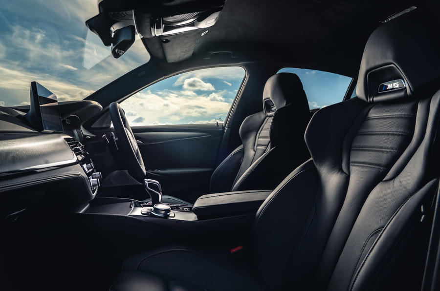 BMW M5 Competition 2020 : premier bilan de la conduite au Royaume-Uni - cabine