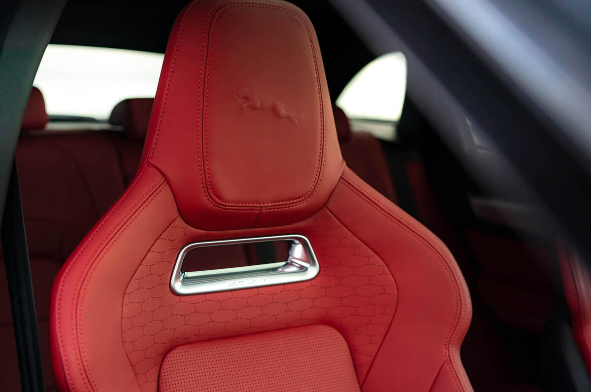 9 Jaguar F Pace 2021 UK first drive review front seats