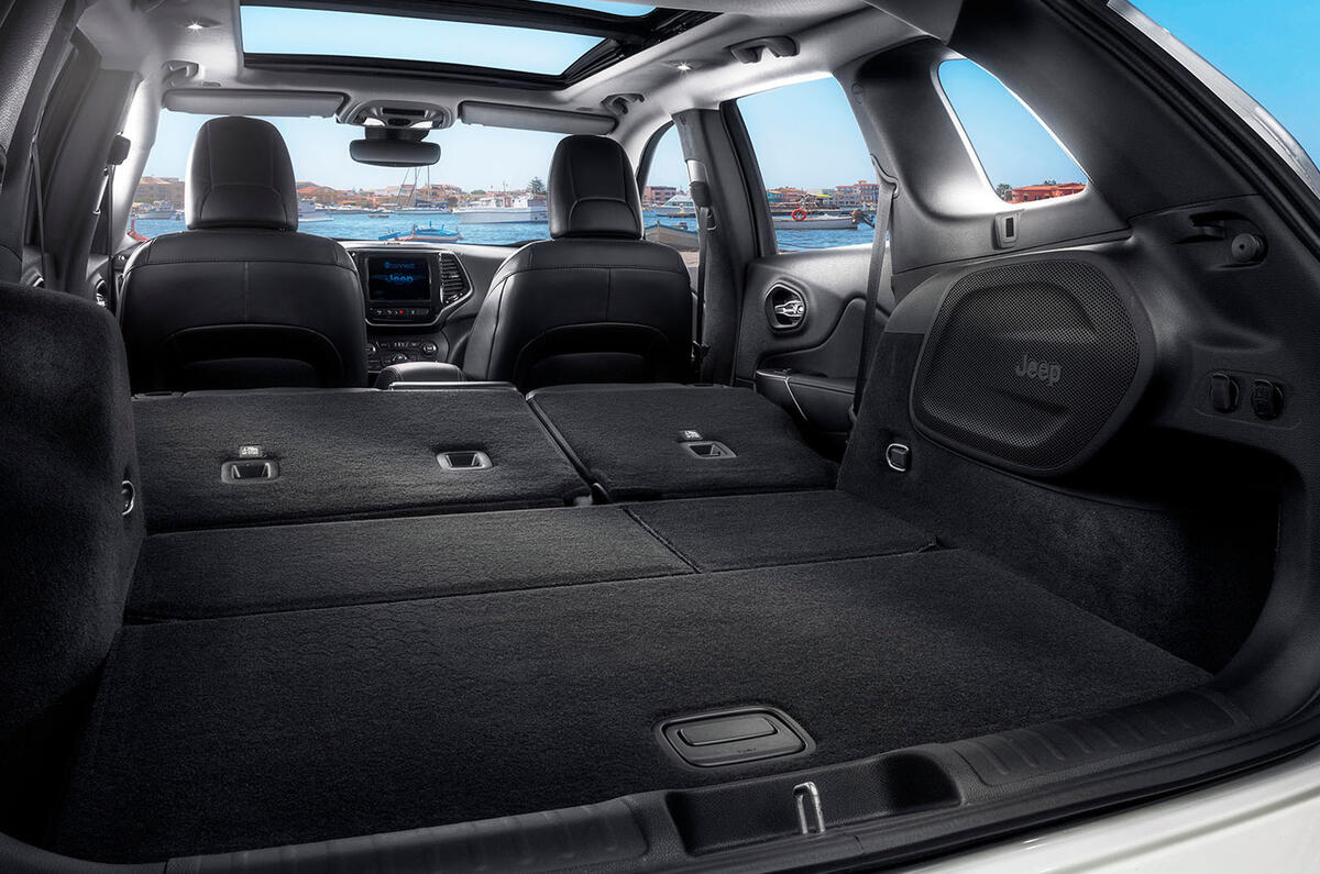 Jeep Cherokee Limited 2018 first drive review boot space