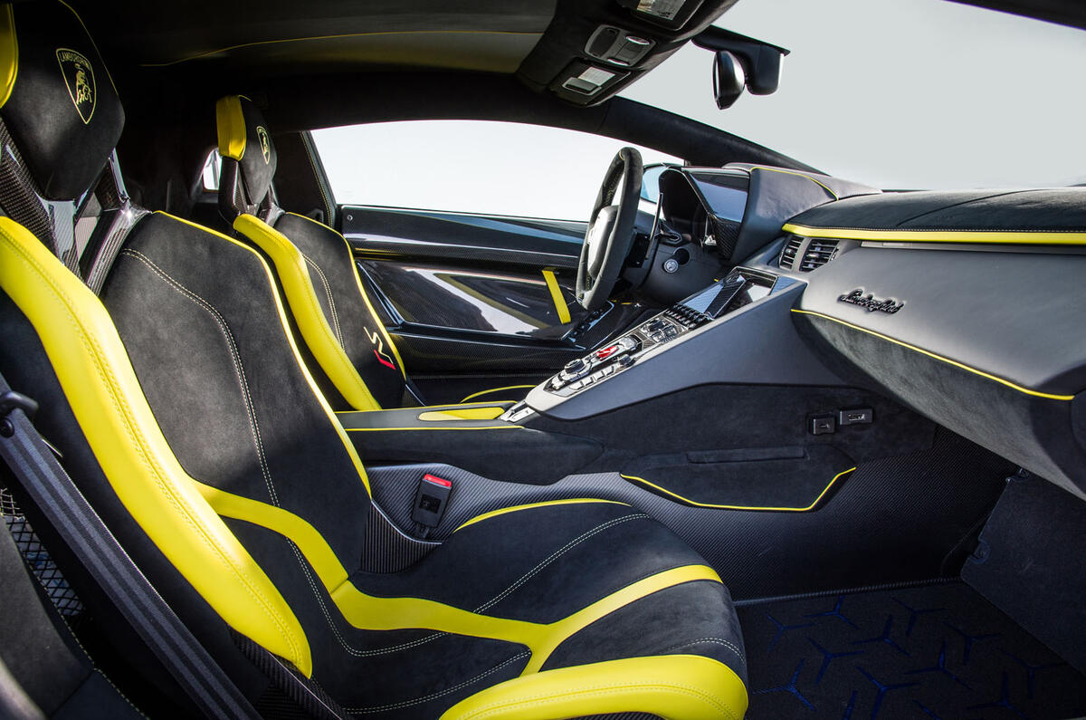 Lamborghini Aventador SVJ 2018 first drive review cabin