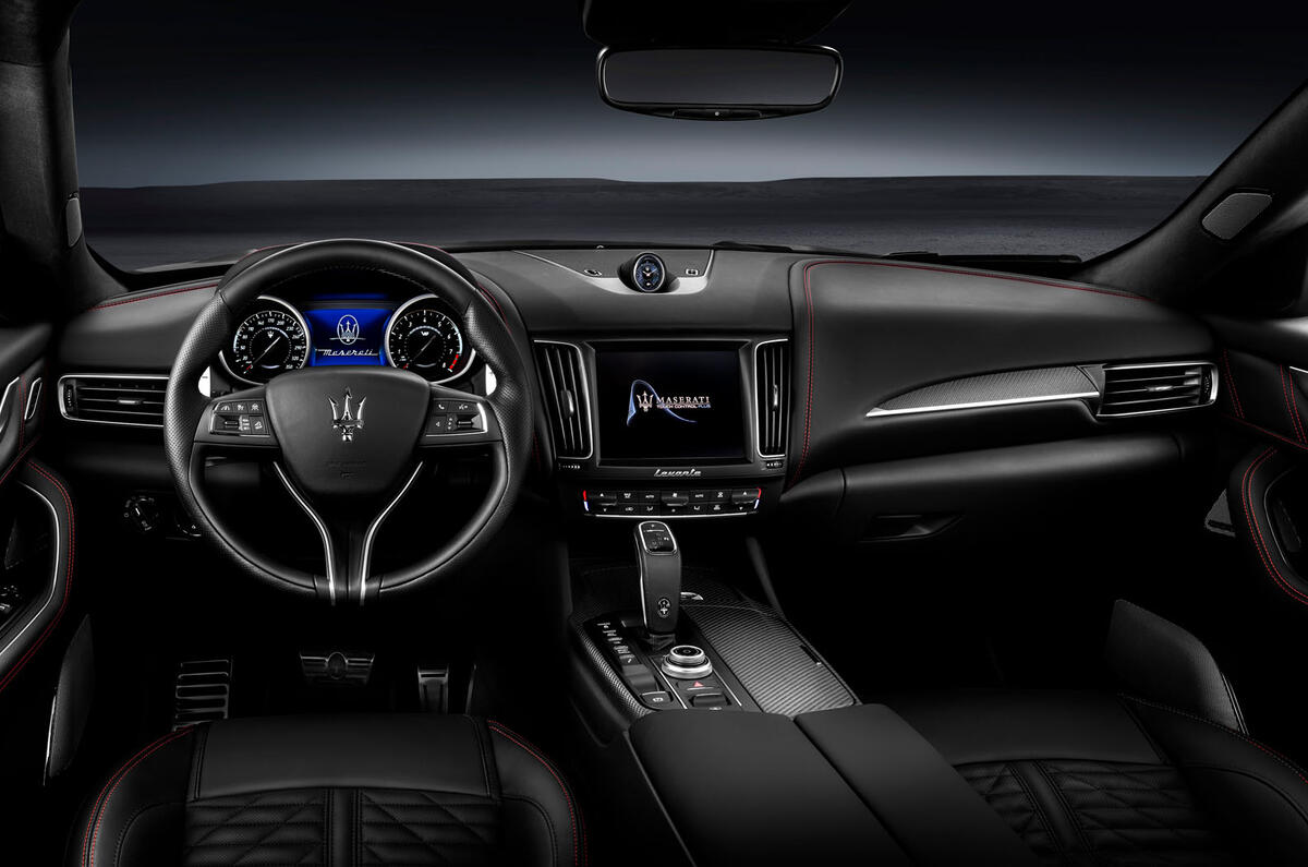 Maserati Levante Trofeo 2019 first drive review - dashboard