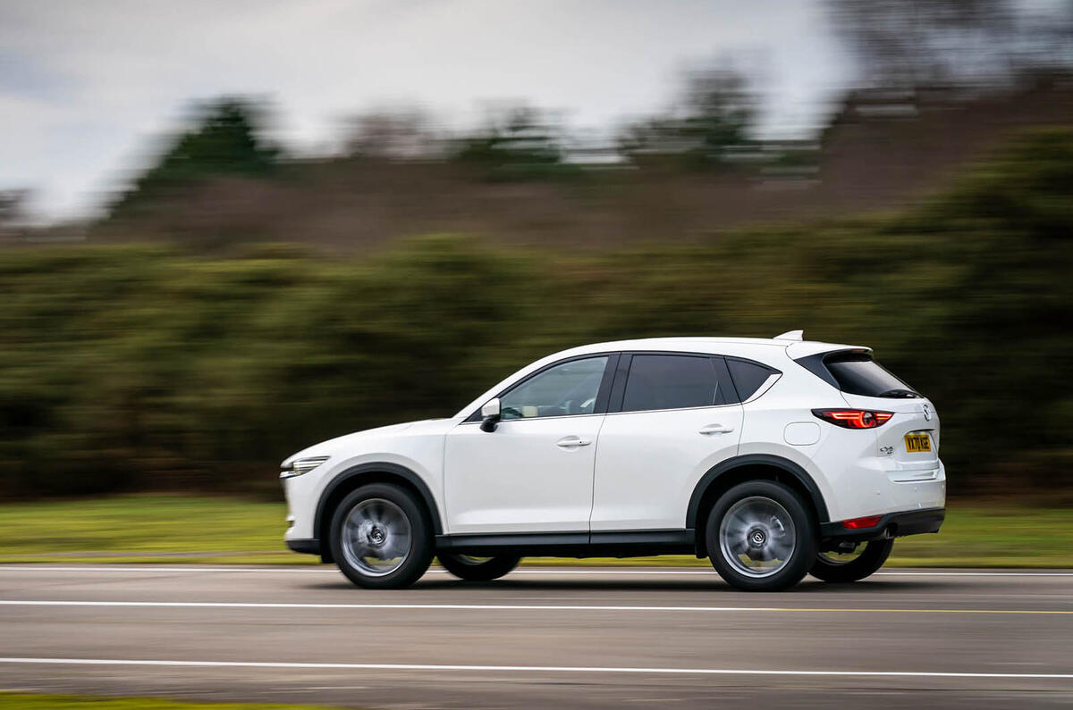 9 Mazda CX 5 2021 UK first drive review on road side
