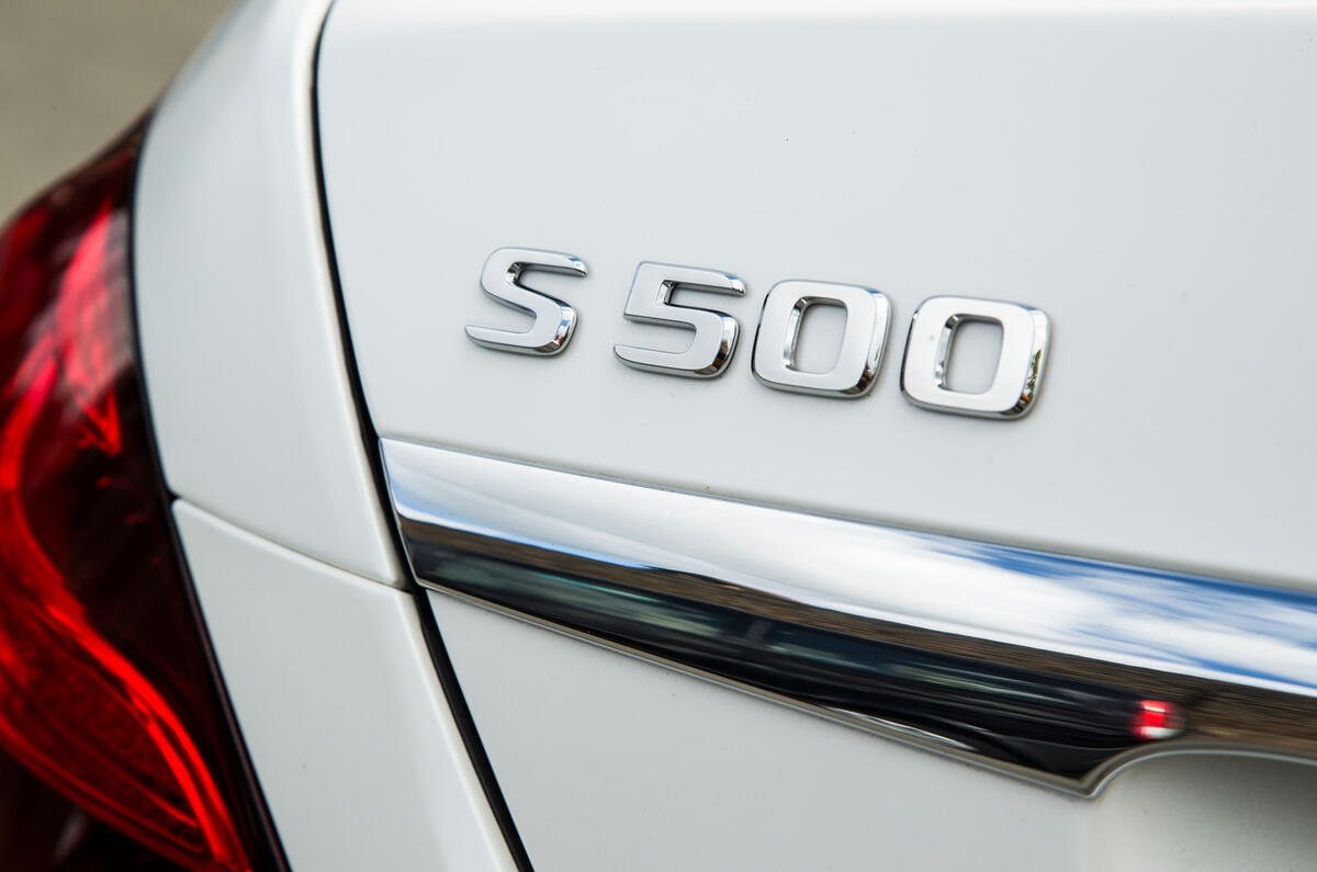 Mercedes-Benz S-Class S500L 2018 long-term review - boot badge