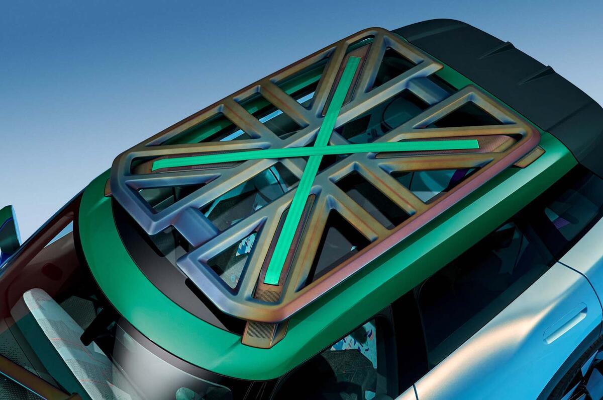 Mini Aceman concept 2022 roof detail