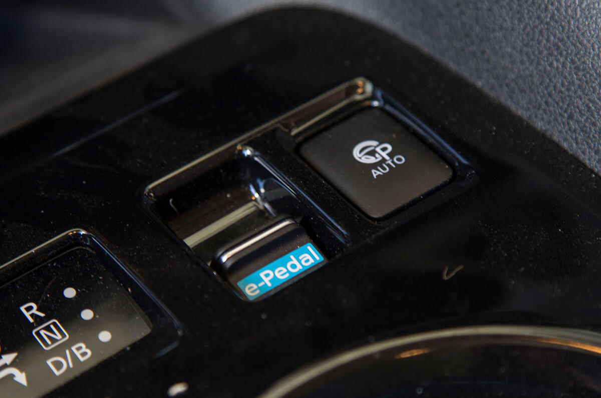 Nissan Leaf 2nd generation (2018) long-term review pedal
