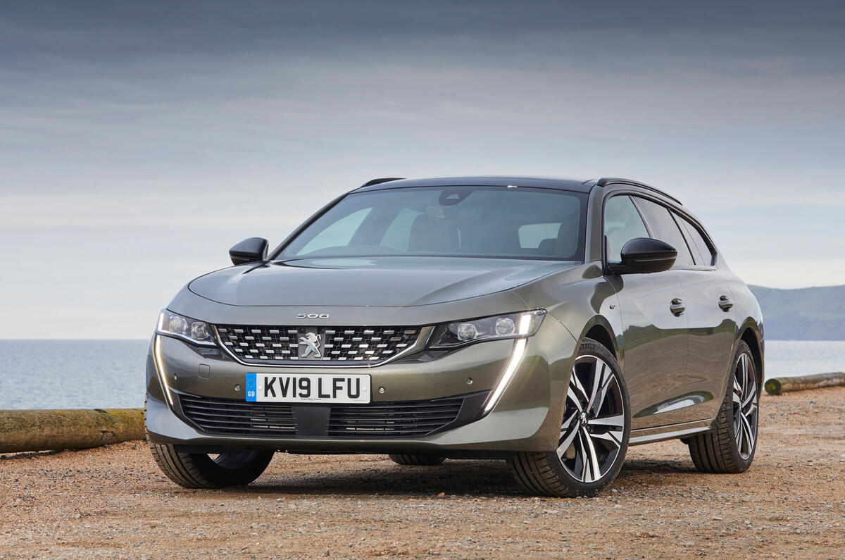Peugeot 508 SW PureTech 225 GT 2019 UK first drive review - static nose