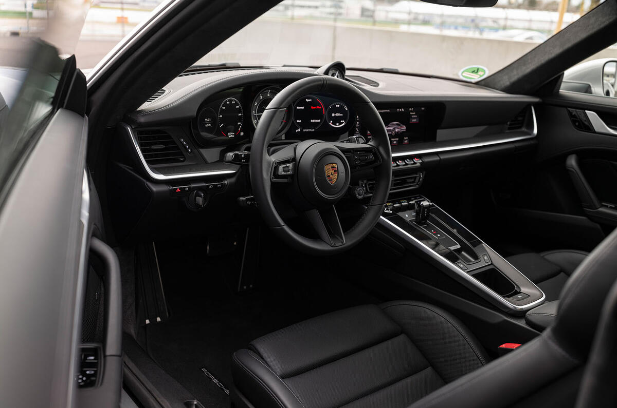 Porsche 911 Turbo S 2020 first drive review - dashboard