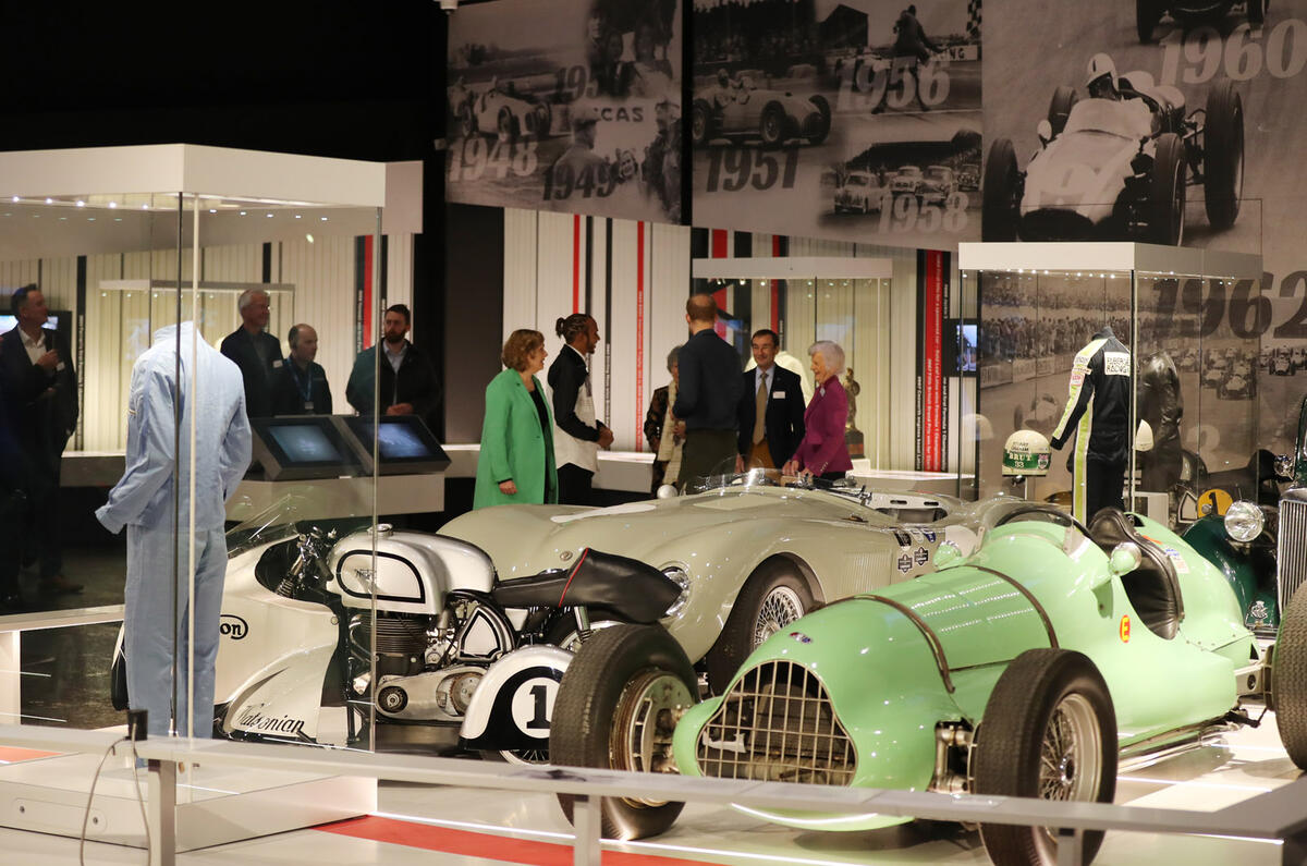 Prince Harry opening the Silverstone museum