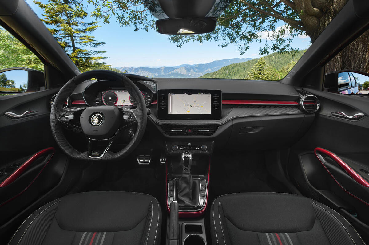 Skoda Fabia Monte Carlo dash