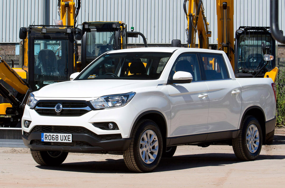Ssangyong Musso EX 2019 UK first drive review - static front