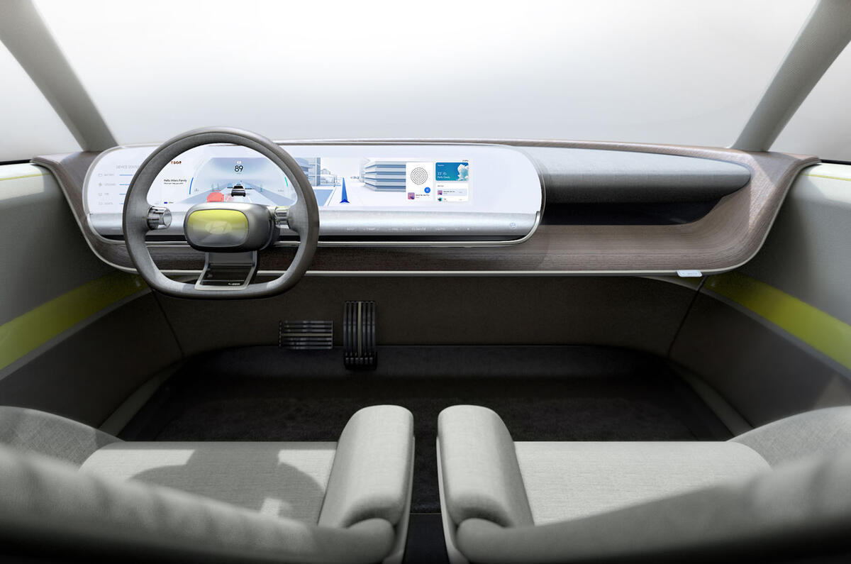 Hyundai 45 concept official reveal - dashboard