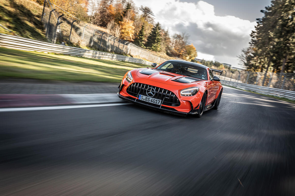 Mercedes-AMG GT Black Series Nurburgring record - track