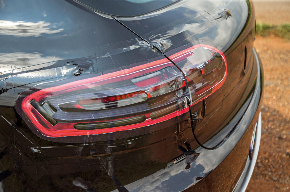 Porsche Macan prototype 2018 rear lights