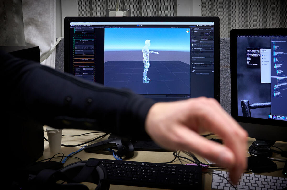 Volvo mixed reality simulator research - motion tracking