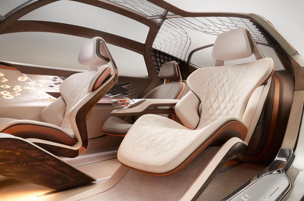 Bentley EXP 100 GT Concept official images - passenger seat