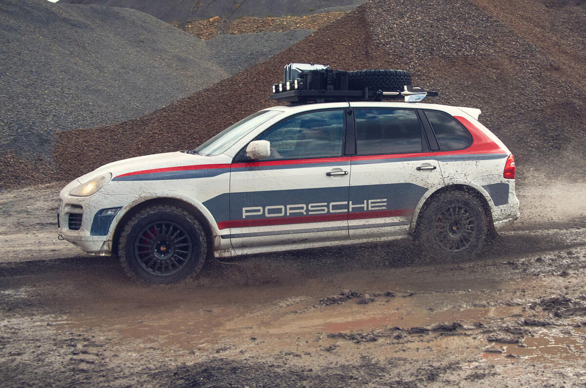 Original Porsche Cayenne gets retro rallythemed redesign Autocar