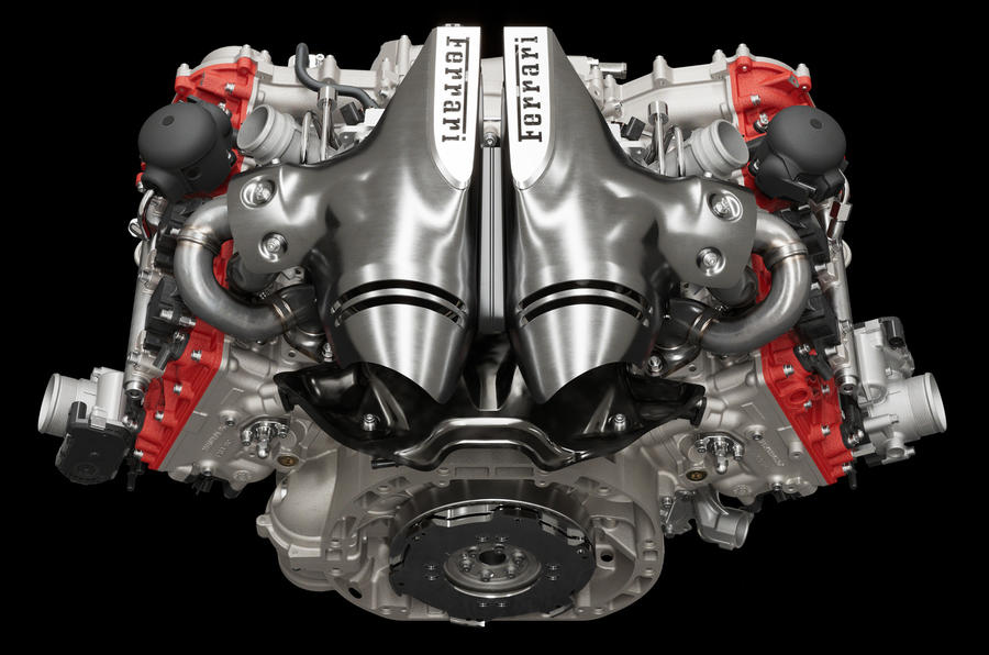 91 Ferrari 296 GTB 2021 official reveal engine