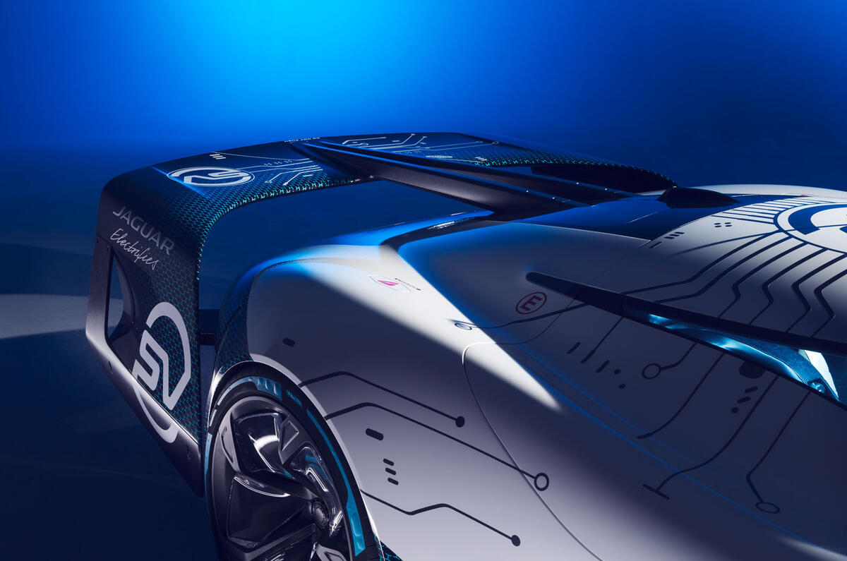 Jaguar Vision GT Concept Gran Turismo - studio static wing rear