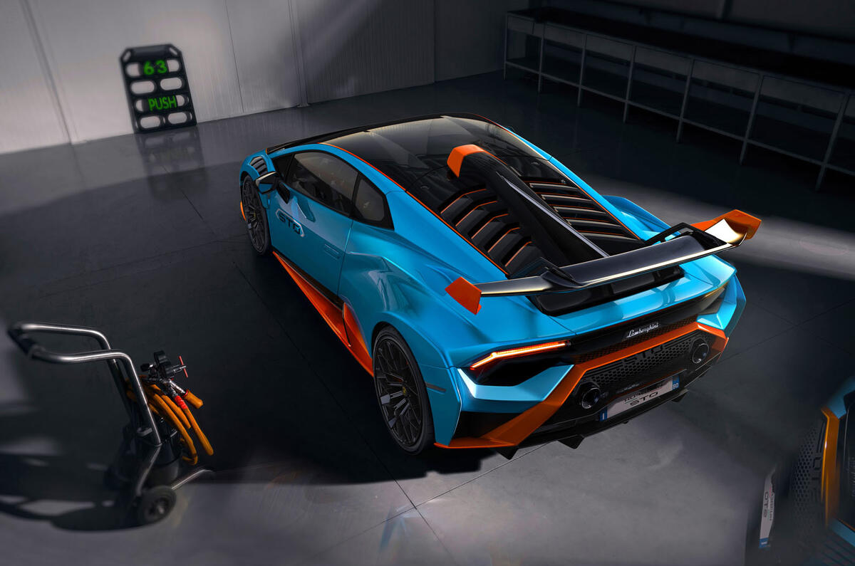 Lamborghini Huracan STO 2020 official images - static rear