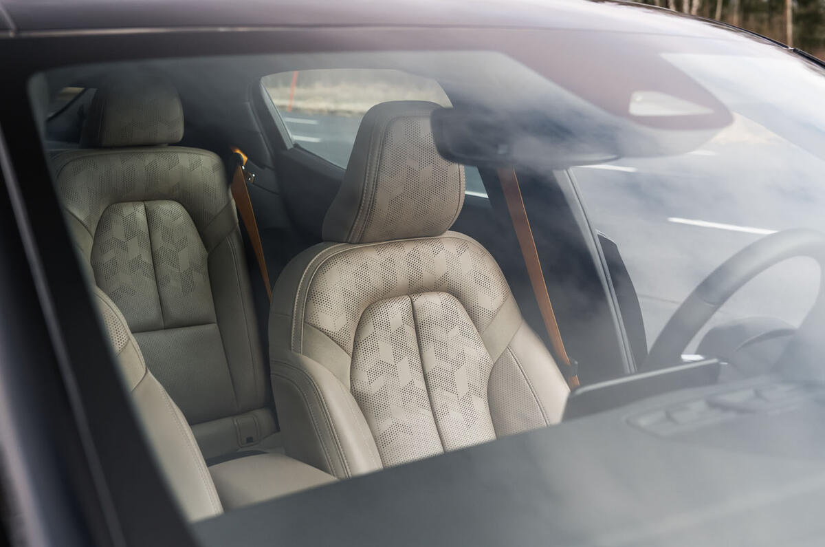 2020 Polestar 2 prototype drive - front seats