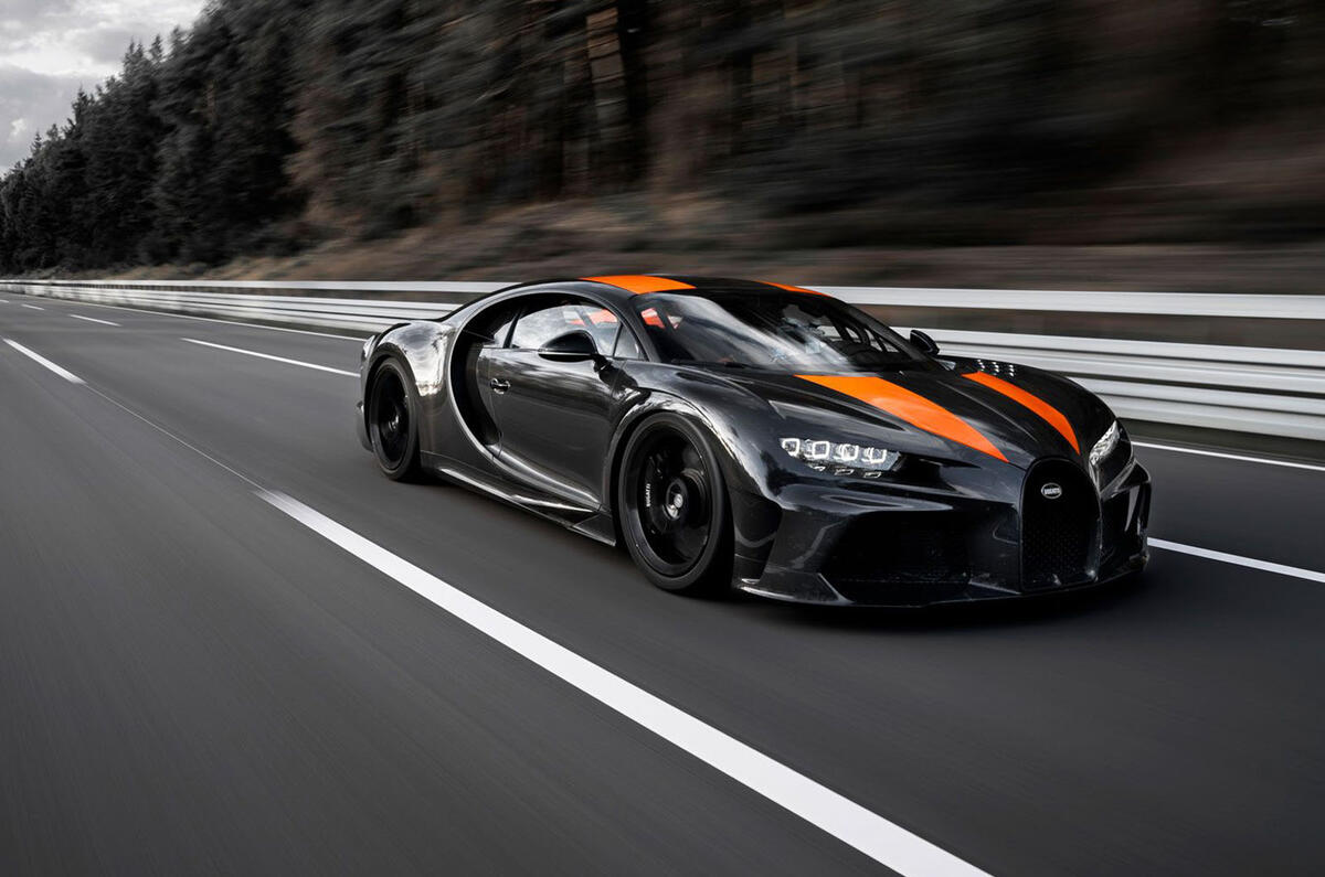 World's fastest production cars - Bugatti Chiron Super Sport
