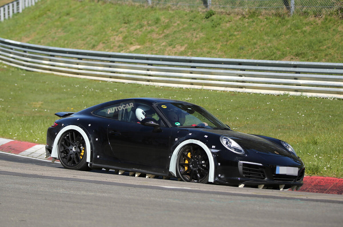Next Porsche 911 spotted testing at Nürburgring