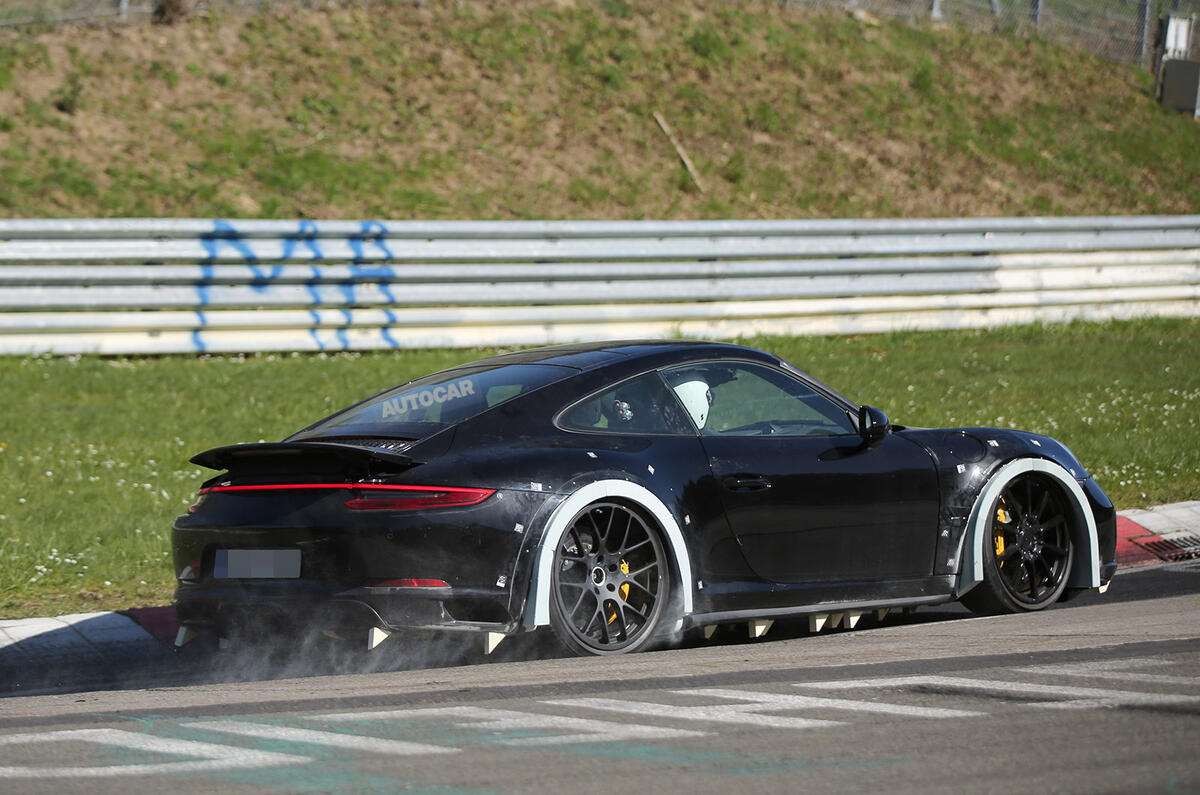 Next Porsche 911 spotted testing at Nürburgring
