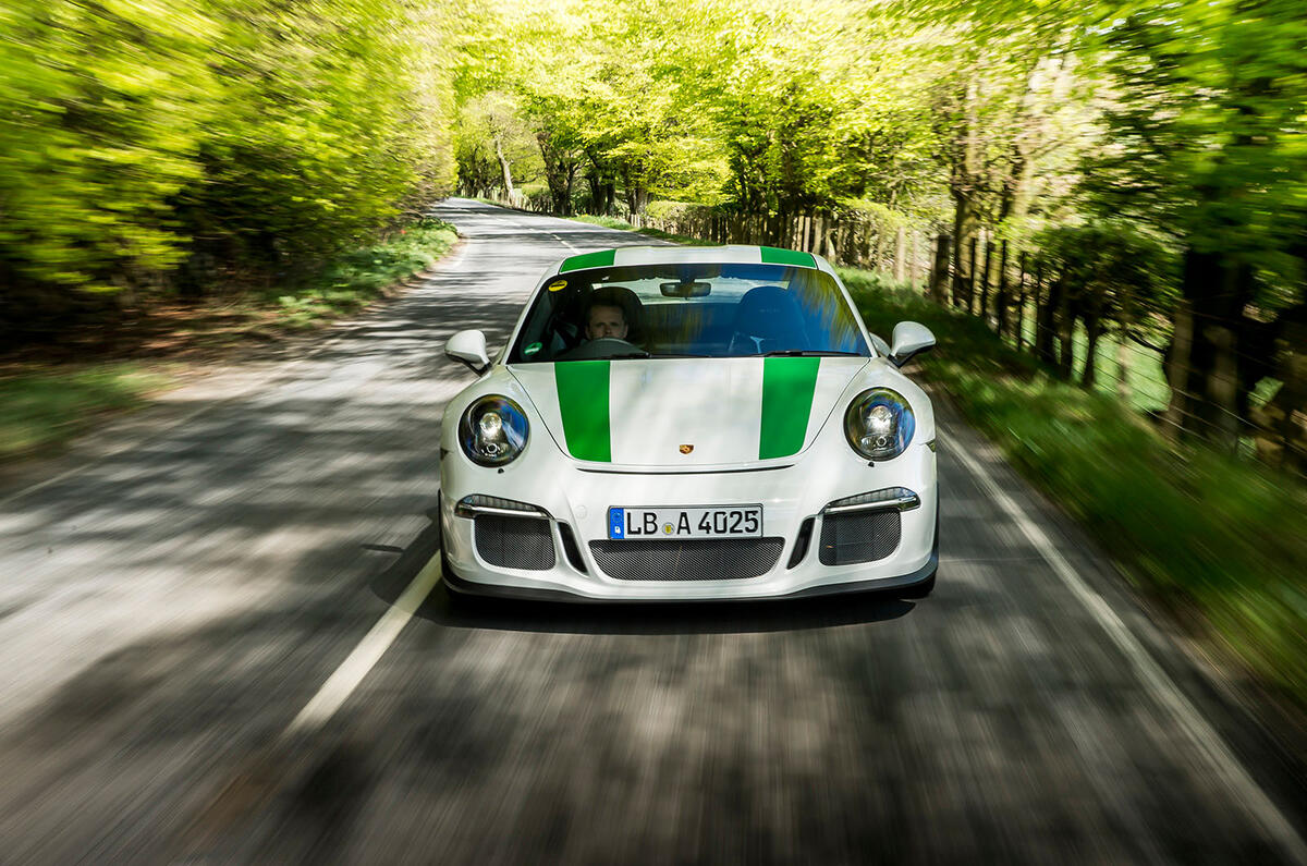 Porsche 911 R front end