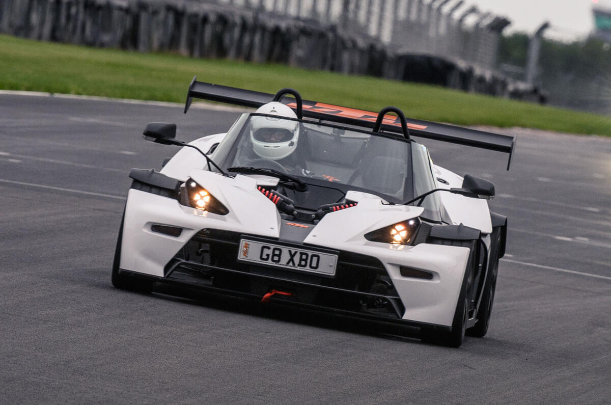 KTM Xbow Darkside developments demonstrator - track front