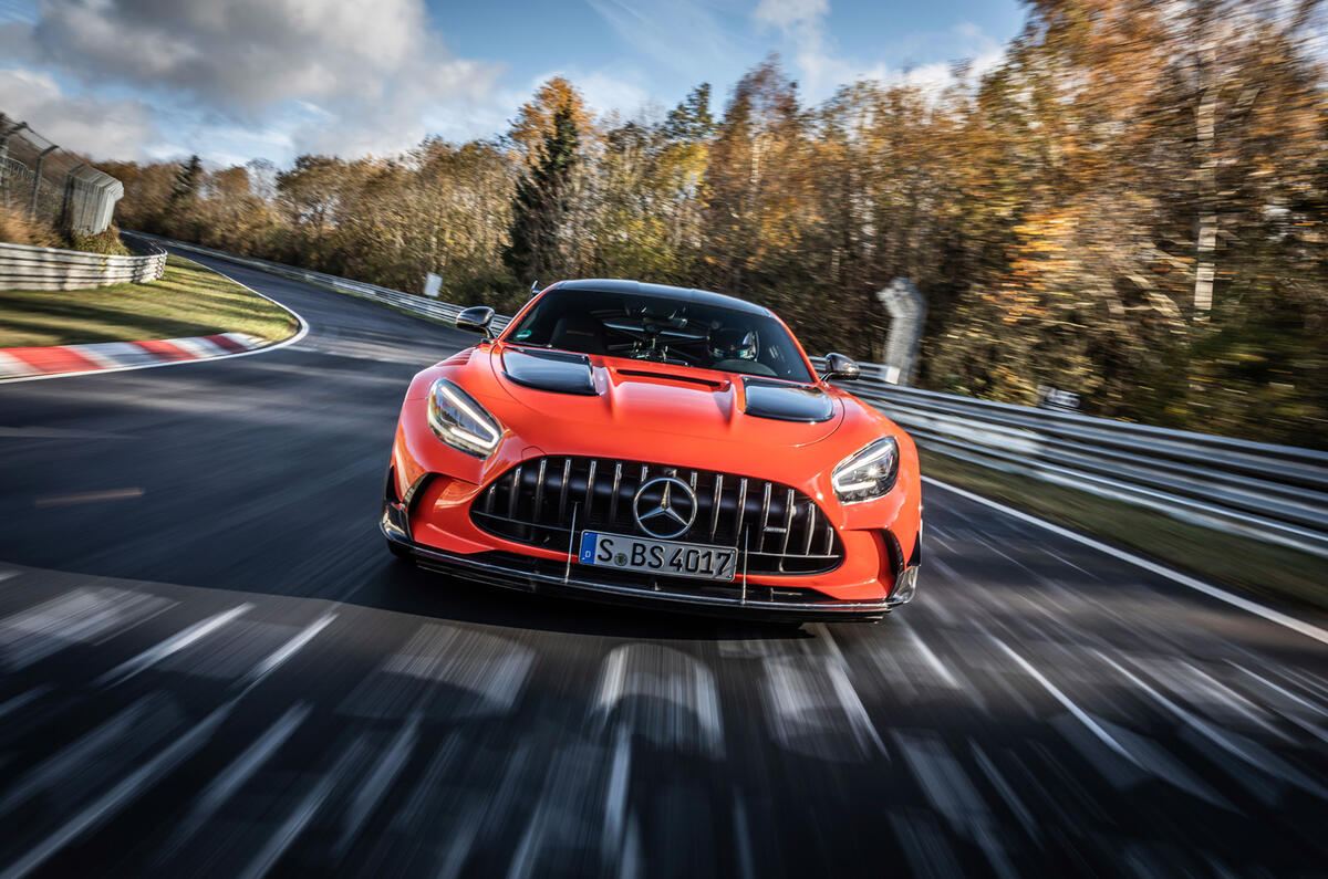Mercedes-AMG GT Black Series Nurburgring record - nose