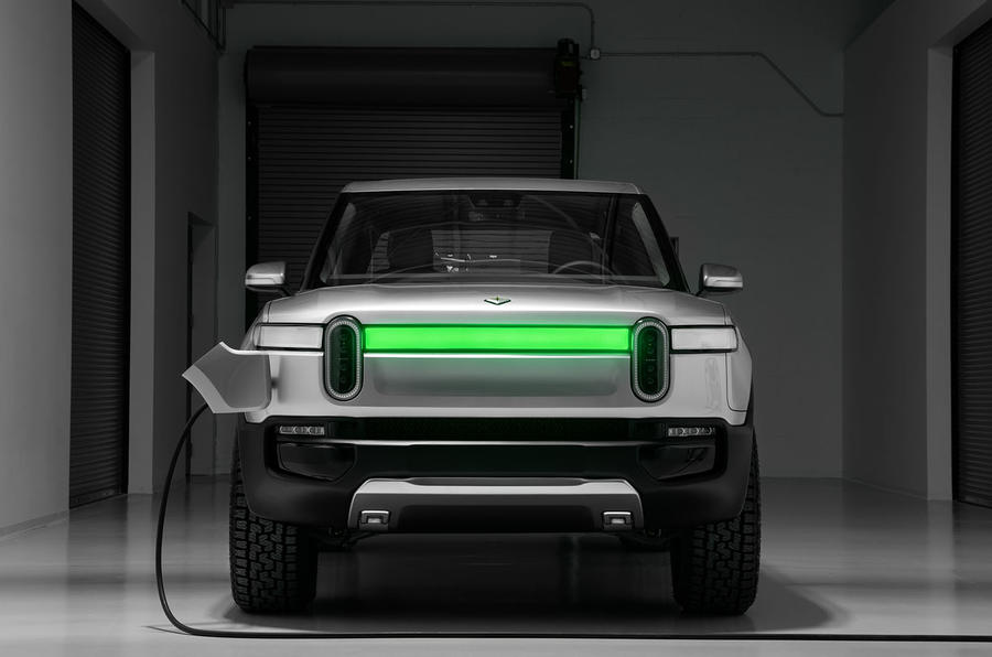 Rivian R1T electric pick-up reveal - charging