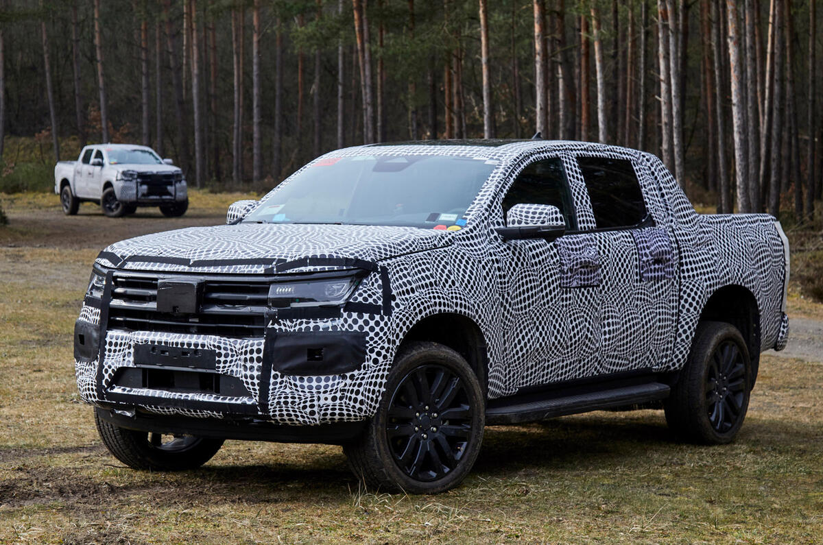 92 Volkswagen Amarok prototype action static