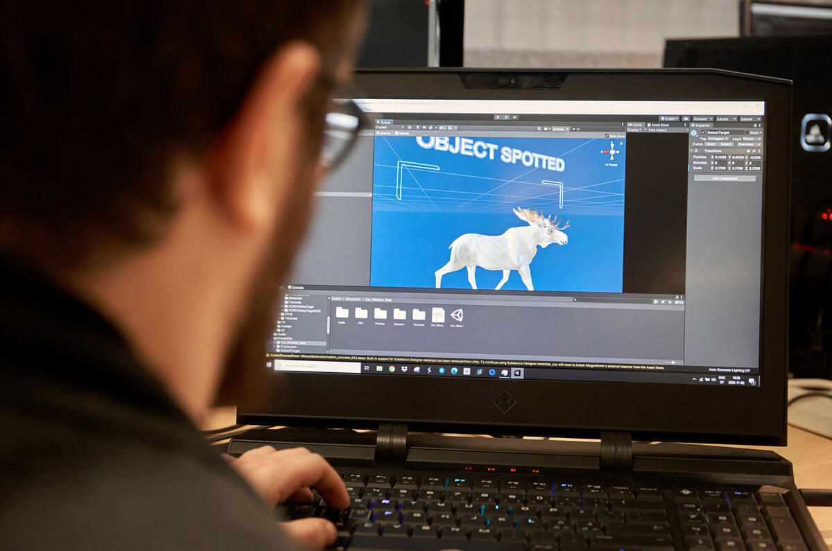 Volvo mixed reality simulator research - moose