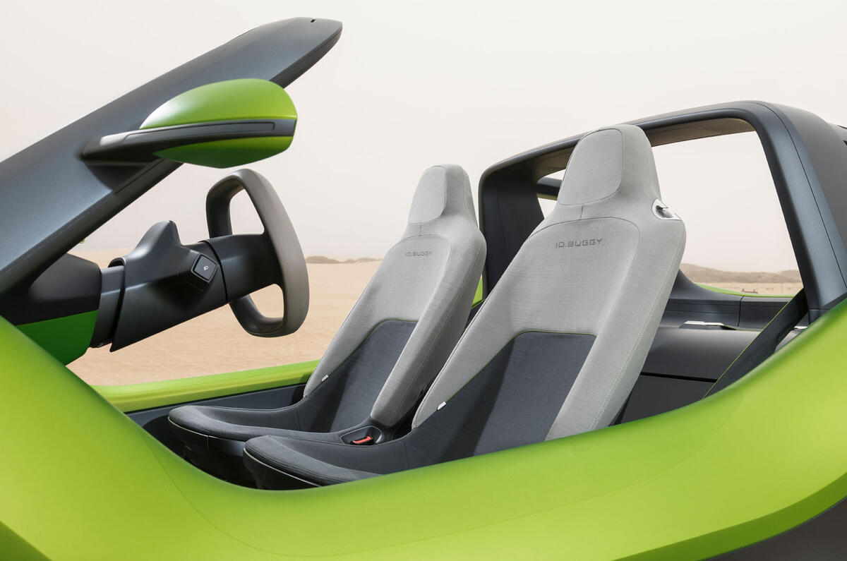 Volkswagen ID Buggy concept first drive - seats
