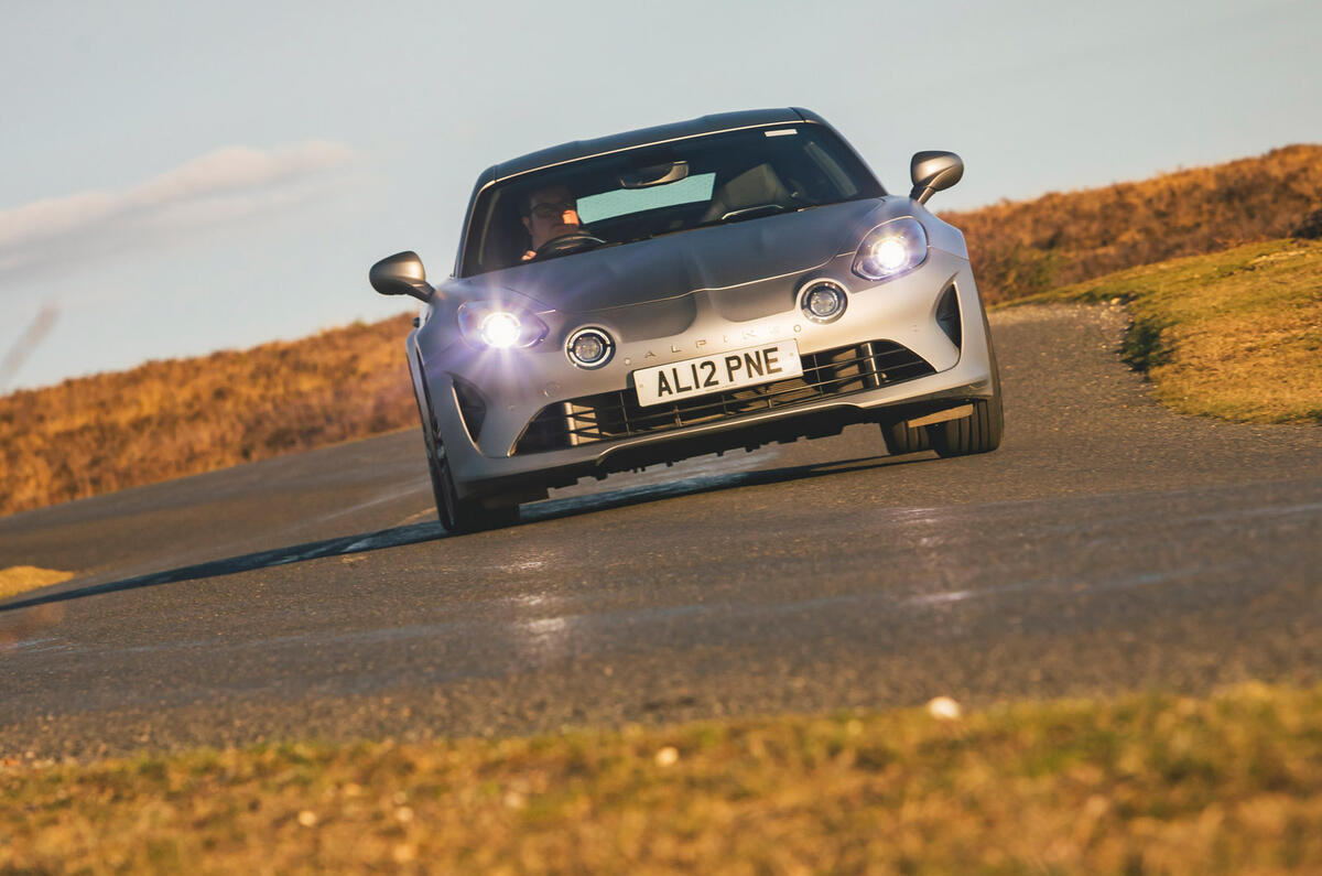 93 Autocar future classics final five 2022 alpine cornering front