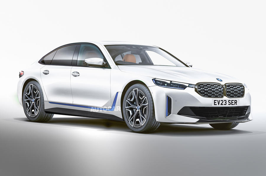 93 BMW 5 Series 2023 electric render imagined autocar