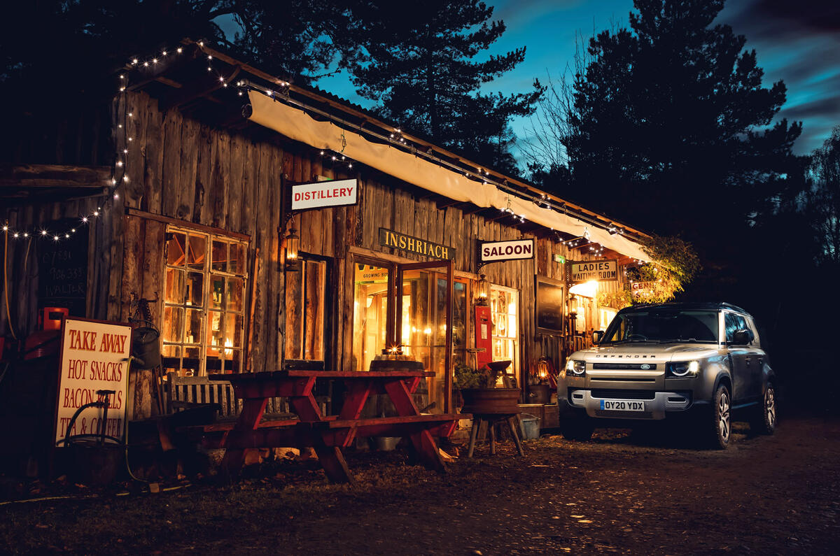 Christmas road trip Defender