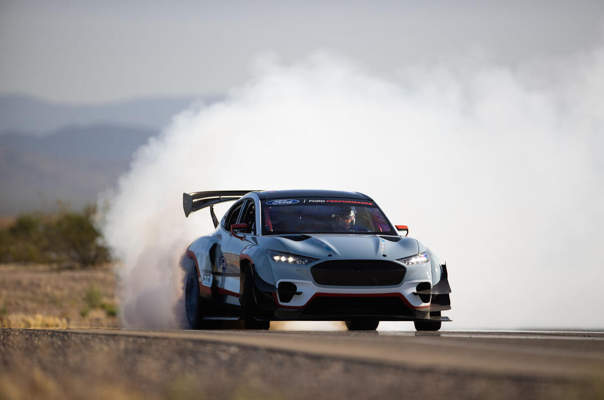 Ford unveils one off hot Mustang Mach E with seven motors Ford unveils one off hot Mustang Mach E with seven motors