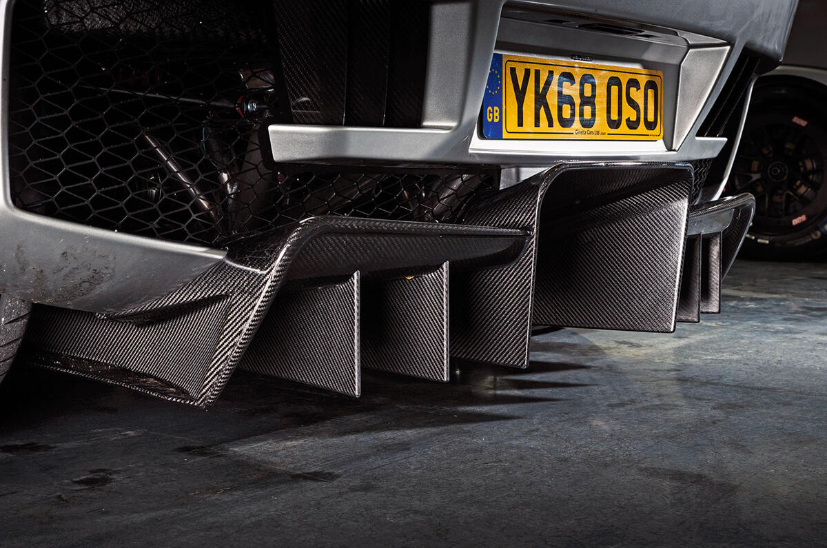 Ginetta supercar reveal exclusive pictures - rear splitter