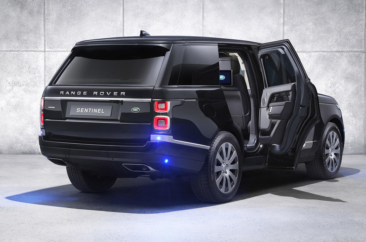 Armoured Range Rover Sentinel Gets 375bhp Supercharged V8 Engine Autocar