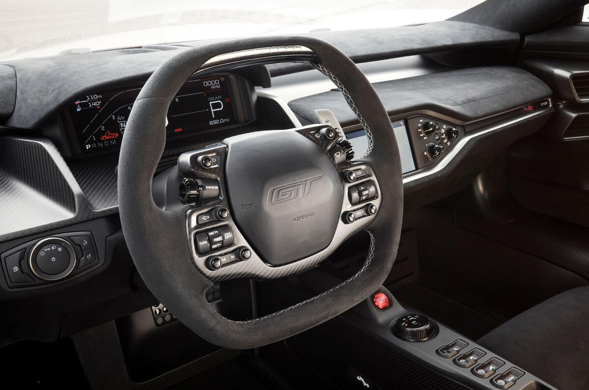 Ford GT Carbon Series officially revealed - steering wheel