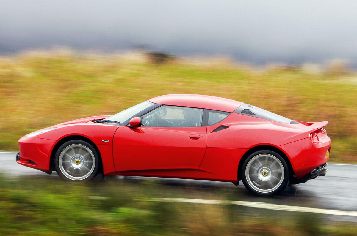 94 lotus evora side view