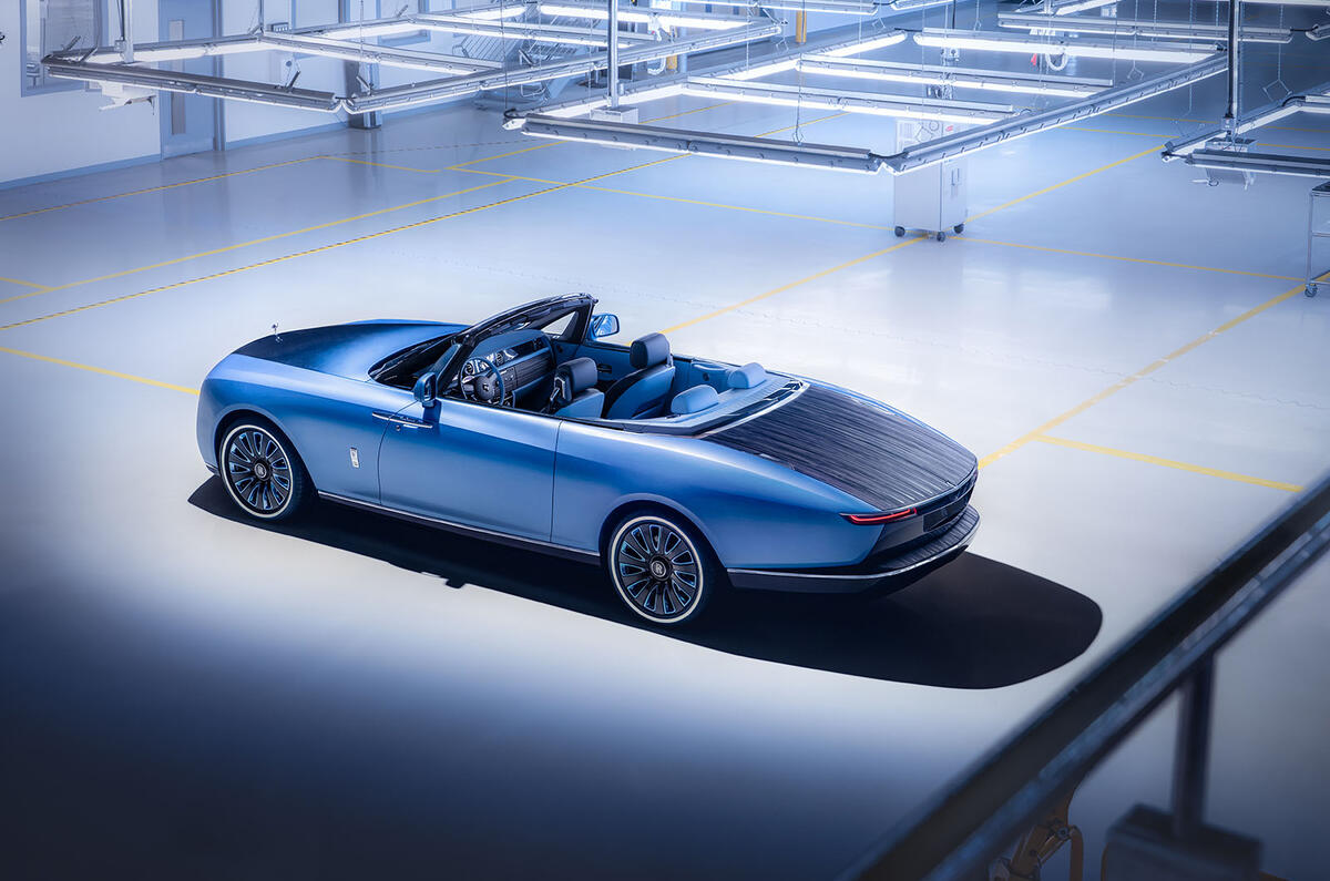 94 Rolls Royce Boat Tail 2021 official reveal studio rear