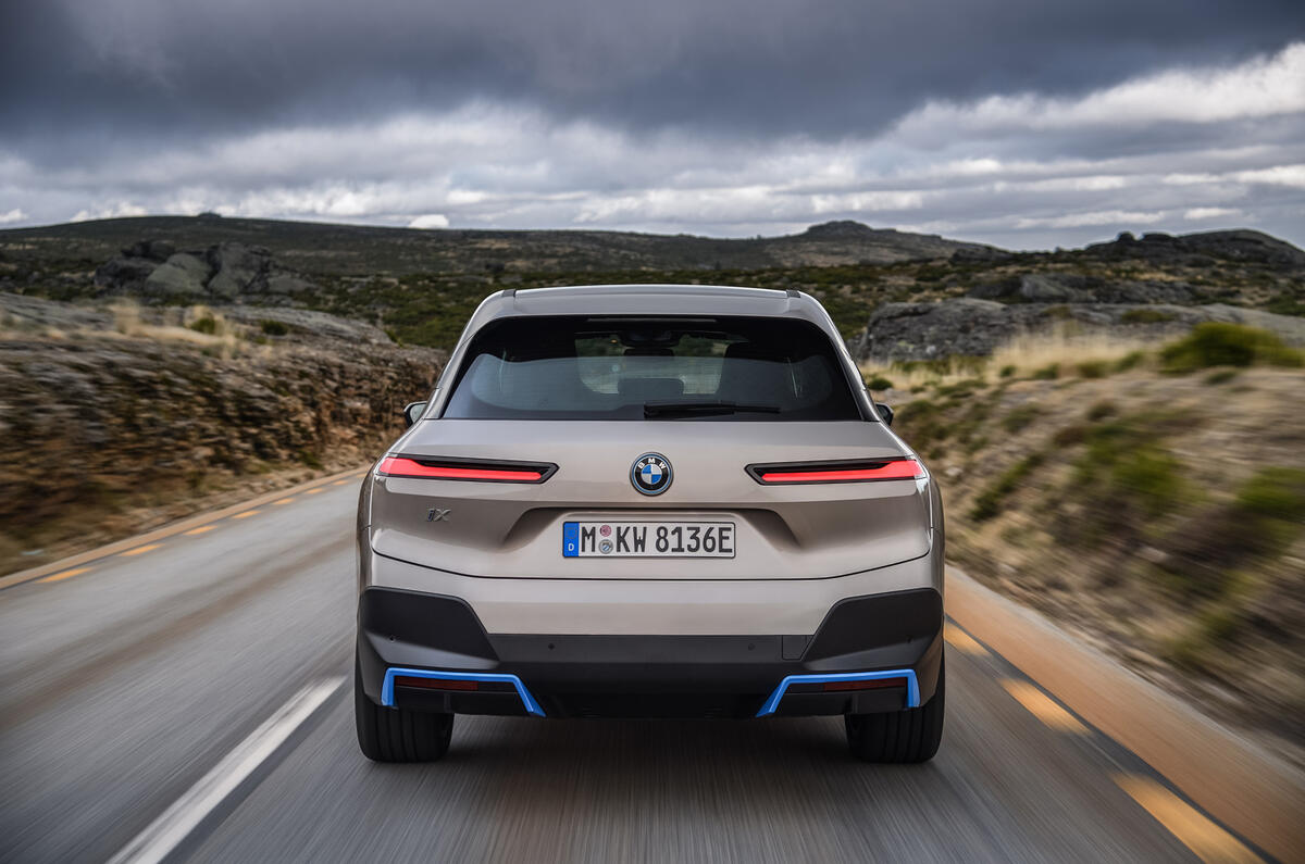 BMW iNext official images - tracking rear end