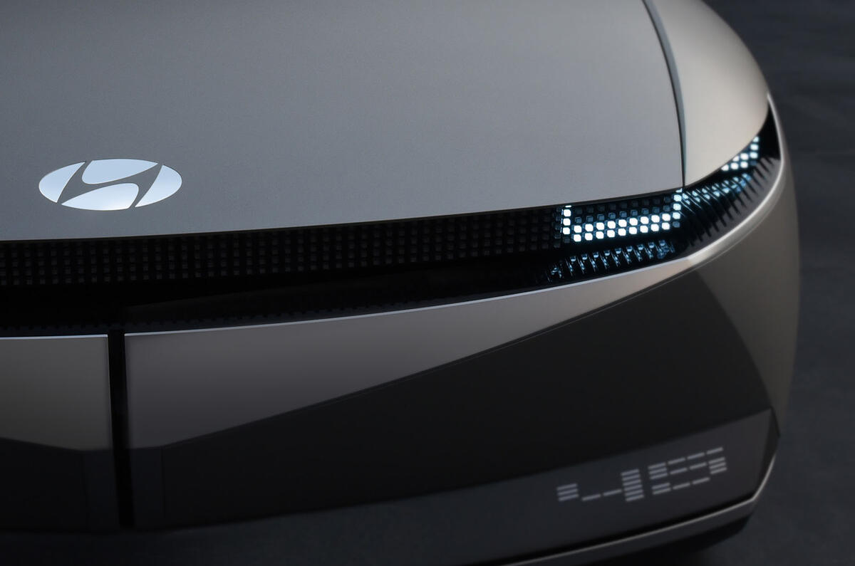Hyundai 45 concept official reveal - front end