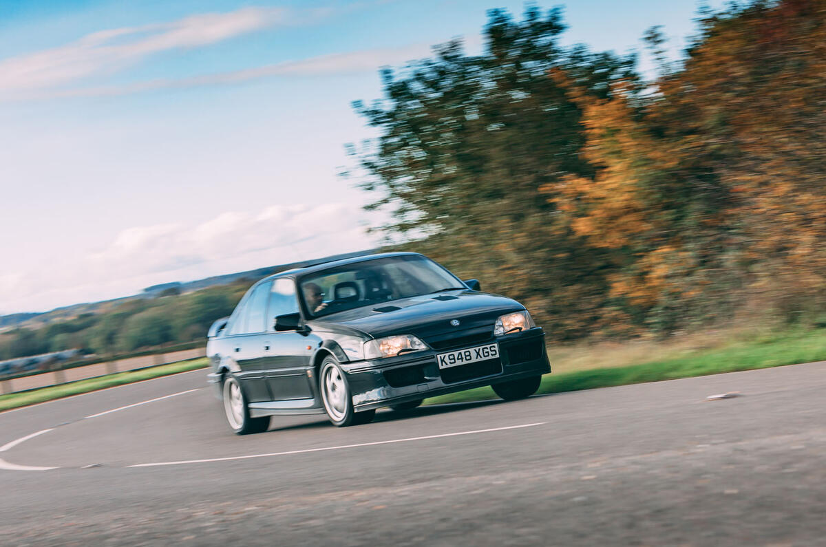 Lotus Carlton at 30 - on the road front